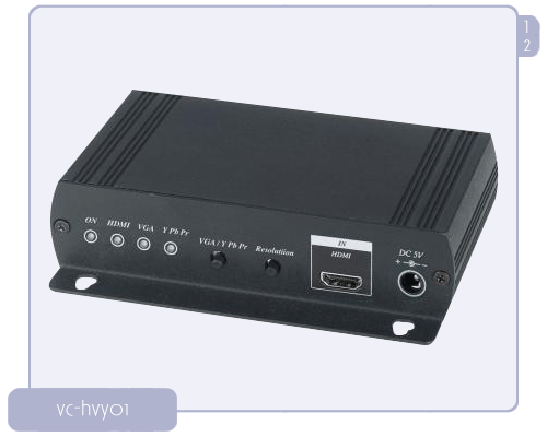  HDMI    VGA    YPbPr     Video Control VC-HVY01