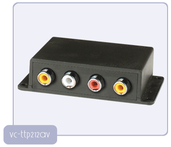 Приемник/передатчик 2х видео и 2х аудио сигналов по витой паре Video Control VC TTP212AV